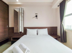 Minimalism Designed 1BR Apartment at Parahyangan Residence By Travelio
